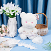 4 Bags 4 Styles Polyester Embroidery Lace Ribbons OCOR-MA0001-01-4