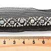 Polyester Flower Lace Trims OCOR-A007-31-3
