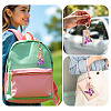Resin Butterfly Pendant Keychains KEYC-TAC0034-03Y-7