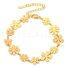 304 Stainless Steel Chain Bracelets BJEW-Z065-01G-1