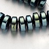 Electroplate Non-magnetic Synthetic Hematite Beads Strands G-F300-16-07-1