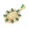 Religion Brass Pave Cubic Zirconia Pendants CU-CBA83A6-01B-G02-2