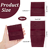 Velvet Jewelry Flap Pouches ABAG-WH0038-43A-2