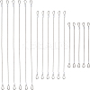 15Pcs 3 Styles Steel Wire Cord AJEW-GF0009-63-1