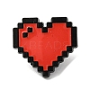 Zeld Pixel Heart Alloy Brooches JEWB-I032-05EB-01-1