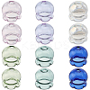 12Pcs 6 Colors Jellyfish Glass Bead Cone GLAA-SC0002-74-1