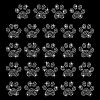 Glitter Hotfix Rhinestone Iron on Patches(Hot Melt Adhesive On The Back) DIY-WH0176-33-1