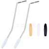 5Pcs 5 Styles Iron & Plastic Tremolo Arm Whammy Guitar Bar for Electric Guitar Flat Mount Stud Mount FIND-CN0002-20B-6