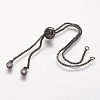 Rack Plating Brass Chain Bracelet Making KK-A142-017-2