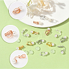 24Pcs 4 Colors Brass Clip-on Earring Findings KK-SC0006-68A-3