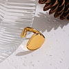 304 Stainless Steel Cuff Open Rings for Women LS-YO3439-6