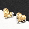 304 Stainless Steel Stud Earrings EJEW-U045-04A-GP-3