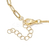 304 Stainless Steel Paperclip Chains Necklaces for Women NJEW-JN04744-5