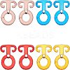 8Pcs 4 Colors Aluminum Alloy Guyline Cord Adjuster TOOL-FH0001-17-1