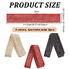 3Pcs 3 Colors 90% Cotton & 10% Elastic Fiber Ribbing Fabric for Cuffs FIND-BC0004-39-2