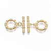 Brass Toggle Clasps KK-T051-20G-NF-2