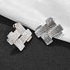 304 Stainless Steel Stud Earrings for Women EJEW-K306-26P-1