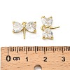 Brass Micro Pave Cubic Zirconia Charms KK-B142-09G-01-3