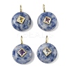Natural Blue Spot Jasper Pendants G-I391-01G-06-1