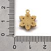 304 Stainless Steel Micro Pave Cubic Zirconia Pendants Charms STAS-K256-27G-01-3