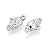 304 304 Stainless Steel Corn Charms STAS-T067-46P-2