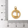 304 Stainless Steel Charms
with Jump Ring STAS-R001-02G-L-3