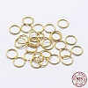 925 Sterling Silver Saw Cut Open Jump Rings STER-F036-02G-1x5mm-4