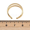 304 Stainless Steel Adjustable Open Cuff Rings for Women RJEW-K301-05G-5