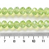 Baking Paint Transparent Glass Beads Strands LS-DGLA-A034-J8MM-D07-4