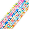  8 Strands 8 Color Glass Seed Bead Strands GLAA-TA0001-46-2