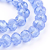 Anti-Tarnish Glass Beads Strands GR12MMY-21L-3