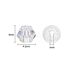 500Pcs Faceted Bicone Electroplate Glass Beads Strands EGLA-YW0001-08-6