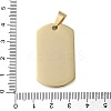 304 Stainless Steel Enamel Pendants STAS-G346-38G-3