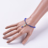 Glass Beads Stretch Bracelets BJEW-JB04760-5