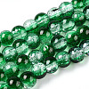 Baking Paint Crackle Glass Bead Strands CCG-S001-4mm-19-4