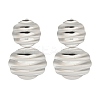 Tarnish Resistant 304 Stainless Steel Stud Earrings for Women EJEW-A108-12P-1