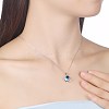 925 Sterling Silver Pendant Necklaces NJEW-BB32304-2