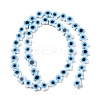Handmade Evil Eye Lampwork Beads Strands LAMP-G166-02-3