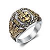 304 Stainless Steel Finger Rings for Men WG95800-09-1