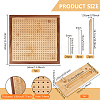 Square Wood Crochet Blocking Board DIY-BC0013-59B-2