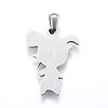 Tarnish Resistant 304 Stainless Steel Pendants STAS-K162-026P-2