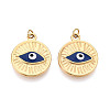 304 Stainless Steel Enamel Pendants STAS-T069-59-1