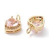 Brass Micro Pave Cubic Zirconia Charms LS-ZIRC-A019-14G-F-2