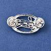 Musical Note Lapel Pin Backs JEWB-K035-02A-S-2