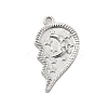 Brass Micro Pave Cubic Zirconia Pendants KK-L228-25B-P-1