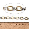 304 Stainless Steel Figaro Chains SA-CBAB767-04GP-3