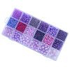 DIY 18 Style Resin & Acrylic Beads Jewelry Making Finding Kit DIY-NB0012-04F-3