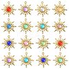 26Pcs 13 Colors Acrylic Pendants RB-CJ0001-04-1