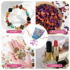 50Pcs Heart Printed Organza Bags OP-TADJ0001-01A-6