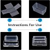 Plastic Transparent Shim DIY-WH0176-72-5